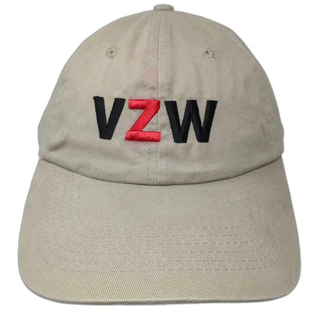 Verizon Wireless VZW Join In Baseball Cap Beige One Size Adjustable Strap Hat